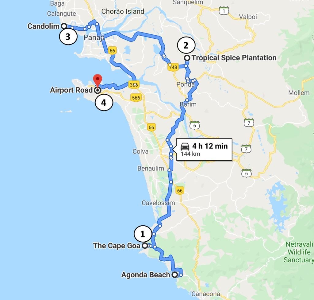 Best 5 Days Itinerary for Goa - Day 5