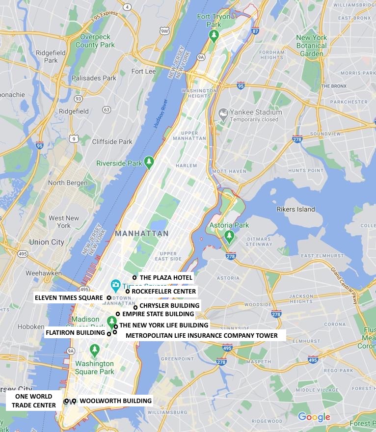 10 Unique and Iconic Skyscrapers in Manhattan